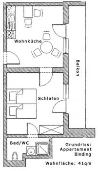 FeWo Binding Grundriss